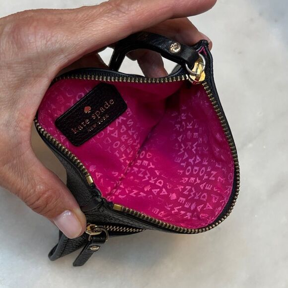 Kate Spade Pebbled Leather Clutch Wristlet - Picture 11 of 14